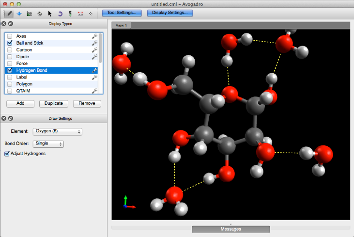 hydrogen bond cartoon